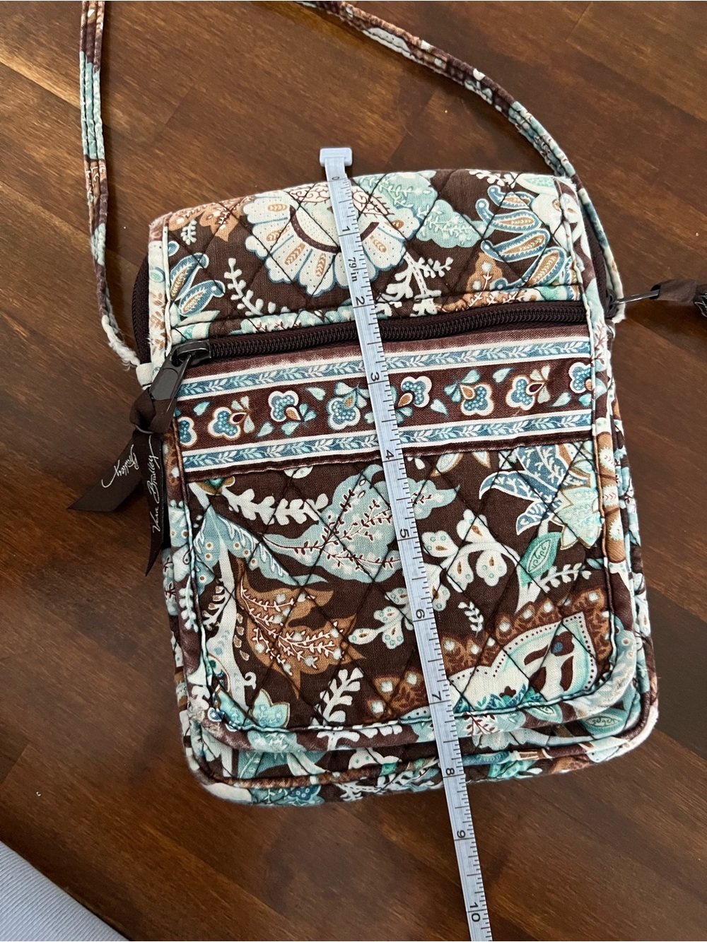Vera Bradley Mini Hipster Java Blue Crossbody Bag - Picture 4 of 8